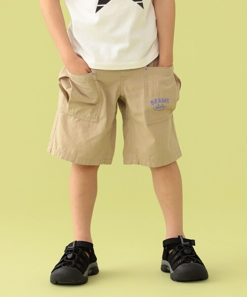 BEAMS mini（ビームスミニ）の「BEAMS mini / スマイル キャンプ ショーツ 23SS（90～150cm）（その他パンツ・キッズ・グリーン系その他4/インディゴブルー/ブラウン系その他/オレンジ系その他6・120/130/90/100/110/140/150）」の6枚目の写真