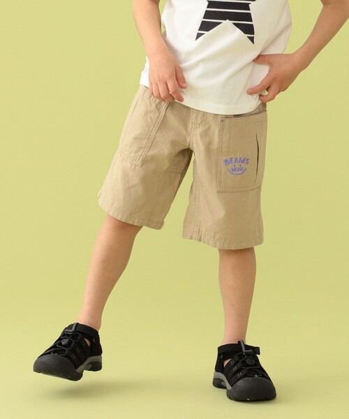 BEAMS mini（ビームスミニ）の「BEAMS mini / スマイル キャンプ ショーツ 23SS（90～150cm）（その他パンツ・キッズ・グリーン系その他4/インディゴブルー/ブラウン系その他/オレンジ系その他6・120/130/90/100/110/140/150）」の7枚目の写真