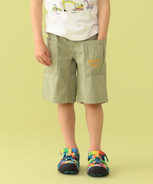 BEAMS mini（ビームスミニ）の「BEAMS mini / スマイル キャンプ ショーツ 23SS（90～150cm）（その他パンツ・キッズ・グリーン系その他4/インディゴブルー/ブラウン系その他/オレンジ系その他6・120/130/90/100/110/140/150）」の9枚目の写真