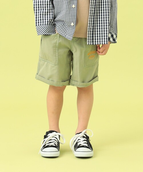 BEAMS mini（ビームスミニ）の「BEAMS mini / スマイル キャンプ ショーツ 23SS（90～150cm）（その他パンツ・キッズ・グリーン系その他4/インディゴブルー/ブラウン系その他/オレンジ系その他6・120/130/90/100/110/140/150）」の11枚目の写真