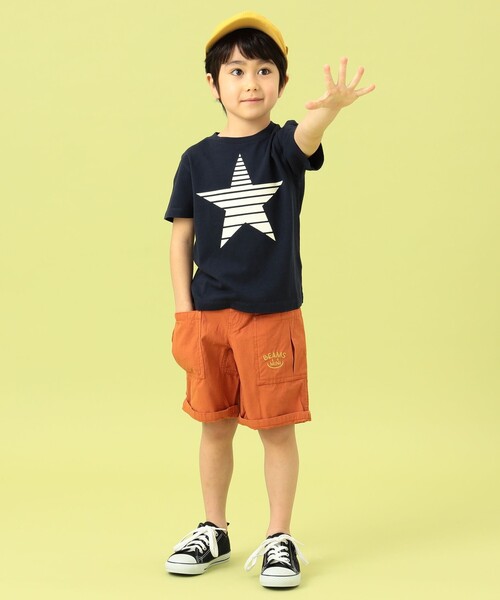 BEAMS mini（ビームスミニ）の「BEAMS mini / スマイル キャンプ ショーツ 23SS（90～150cm）（その他パンツ・キッズ・グリーン系その他4/インディゴブルー/ブラウン系その他/オレンジ系その他6・120/130/90/100/110/140/150）」の18枚目の写真