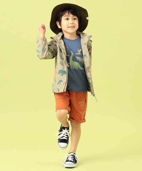BEAMS mini（ビームスミニ）の「BEAMS mini / スマイル キャンプ ショーツ 23SS（90～150cm）（その他パンツ・キッズ・グリーン系その他4/インディゴブルー/ブラウン系その他/オレンジ系その他6・120/130/90/100/110/140/150）」の21枚目の写真