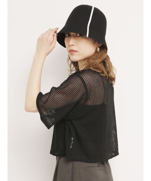 MURUA（ムルーア）の「クロスレースシャツ（シャツ/ブラウス・レディース・ホワイト/ブラック/ブルー・FREE）」の12枚目の写真