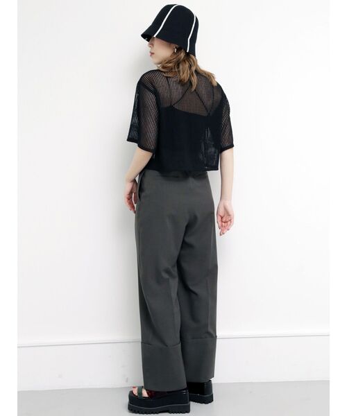 MURUA（ムルーア）の「クロスレースシャツ（シャツ/ブラウス・レディース・ホワイト/ブラック/ブルー・FREE）」の13枚目の写真