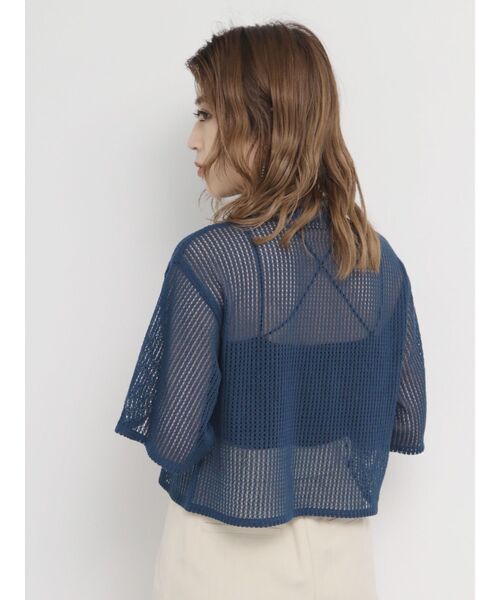 MURUA（ムルーア）の「クロスレースシャツ（シャツ/ブラウス・レディース・ホワイト/ブラック/ブルー・FREE）」の11枚目の写真