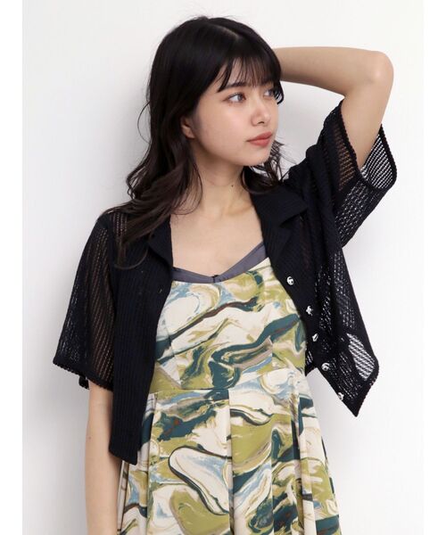 MURUA（ムルーア）の「クロスレースシャツ（シャツ/ブラウス・レディース・ホワイト/ブラック/ブルー・FREE）」の17枚目の写真