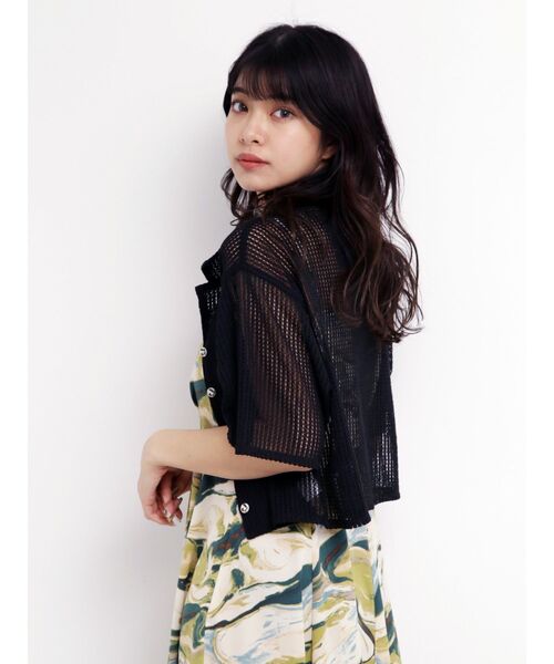 MURUA（ムルーア）の「クロスレースシャツ（シャツ/ブラウス・レディース・ホワイト/ブラック/ブルー・FREE）」の18枚目の写真