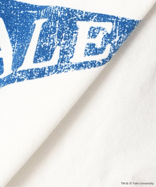 FRAMeWORK（フレームワーク）の「≪追加≫YALE/BIG-TEEスウェット2（Tシャツ/カットソー・レディース・ホワイト/ネイビー・FREE）」の13枚目の写真