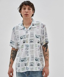 Guess | GUESS Originals Eco Rayon Stamp Shirt 半袖 シャツ(シャツ/ブラウス)