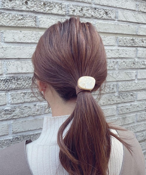 tone(トーン)の「Mignonjour/べっ甲ヘアゴム(ヘアゴム・レディース・その他1/その他2/その他3/その他4・FREE)」の1枚目の写真