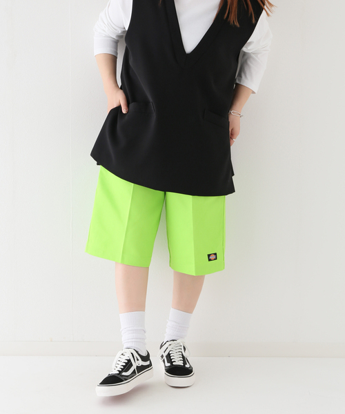 Dickies（ディッキーズ）の「【Dickies / ディッキーズ】42283 13インチポケットワークショーツ（その他パンツ・レディース・ホワイト/グリーン/ブラック/ダークグリーン/パープル・28）」の3枚目の写真