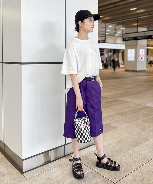 Dickies（ディッキーズ）の「【Dickies / ディッキーズ】42283 13インチポケットワークショーツ（その他パンツ・レディース・ホワイト/グリーン/ブラック/ダークグリーン/パープル・28）」の11枚目の写真