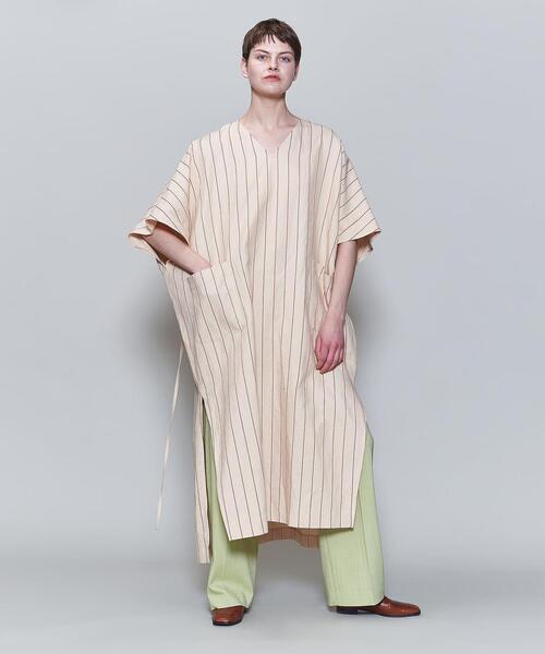 6(Roku)ロク　ワンピース 6（ロク）の「＜6(ROKU)＞COTTON RAYON SHORT TOP DRESS