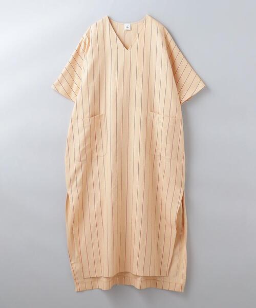 【リネン混✨】6 ROKU COTTON ASA RAYON BIG DRESS 6（ロク）の「＜6(ROKU)＞COTTON ASA RAYON BIG DRESS