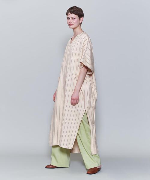 6（ロク）の「＜6(ROKU)＞COTTON ASA RAYON BIG DRESS