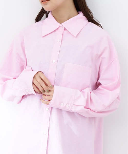 N.(N. Natural Beauty Basic)(エヌエヌナチュラルビューティーベーシック)の「◆シャンブレーシャツ(シャツ/ブラウス・レディース・ブラック/ブルー/ピンク・MEDIUM)」の17枚目の写真