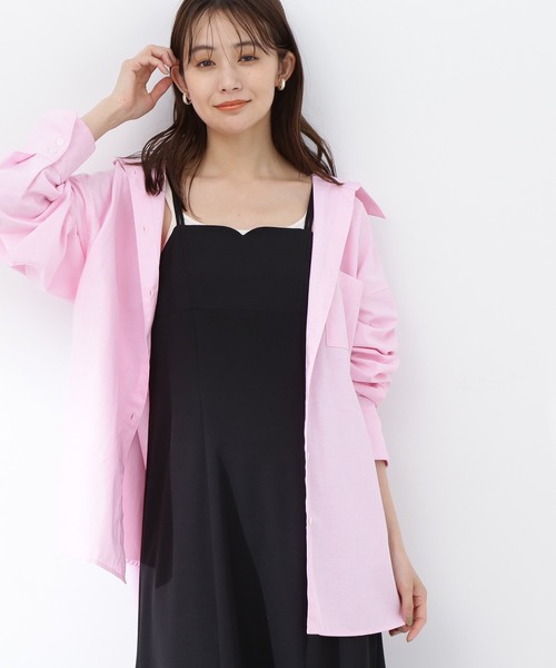 N.(N. Natural Beauty Basic)(エヌエヌナチュラルビューティーベーシック)の「◆シャンブレーシャツ(シャツ/ブラウス・レディース・ブラック/ブルー/ピンク・MEDIUM)」の16枚目の写真