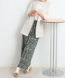 SHOO・LA・RUE | いつものコーデにハッピーをプラス！イージーワイド柄パンツ(その他パンツ)