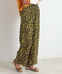 SHOO・LA・RUE | 【接触冷感】いつものコーデにハッピーをプラス！イージーワイド柄パンツ(その他パンツ)