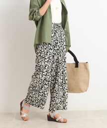 SHOO・LA・RUE | 【接触冷感】いつものコーデにハッピーをプラス！イージーワイド柄パンツ(その他パンツ)