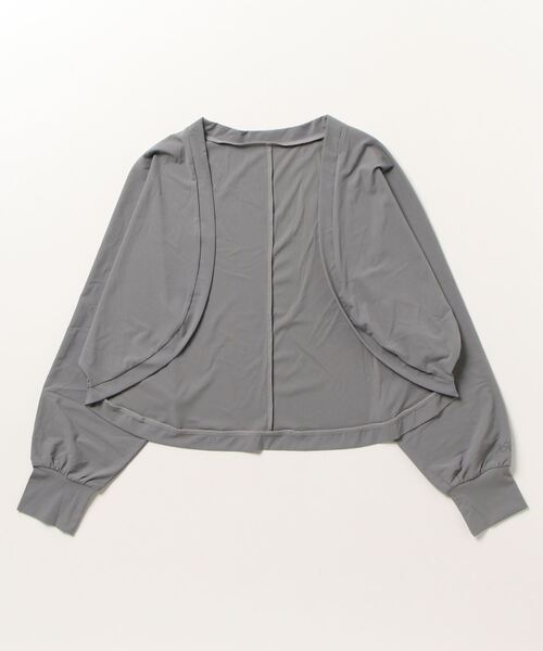 NERGY(ナージー)の「ナージージャパン NERGY ボレロ_(カーディガン/ボレロ・レディース・チャコールグレー/ベージュ・FREE)」の2枚目の写真