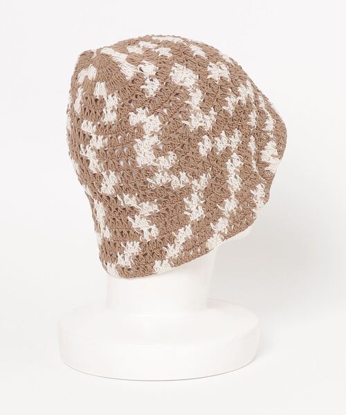 ROYAL FLASH(ロイヤルフラッシュ)の「cie/シー/TIE-DYE LACY HAT(ハット・レディース・パープル/ベージュ・F)」の3枚目の写真