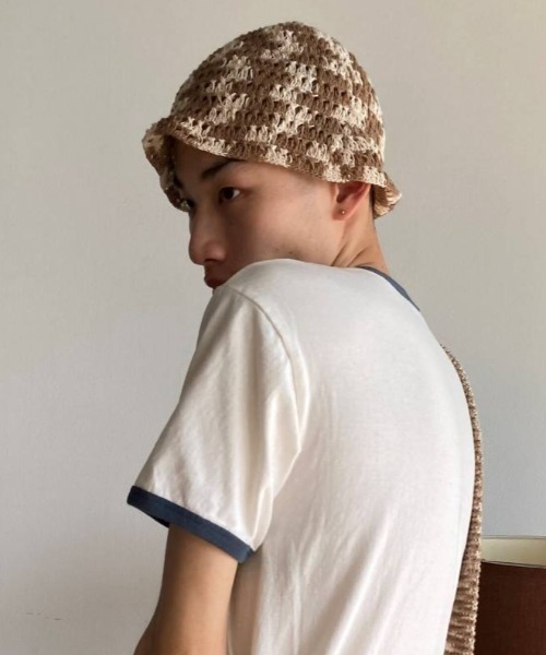 ROYAL FLASH(ロイヤルフラッシュ)の「cie/シー/TIE-DYE LACY HAT(ハット・レディース・パープル/ベージュ・F)」の1枚目の写真