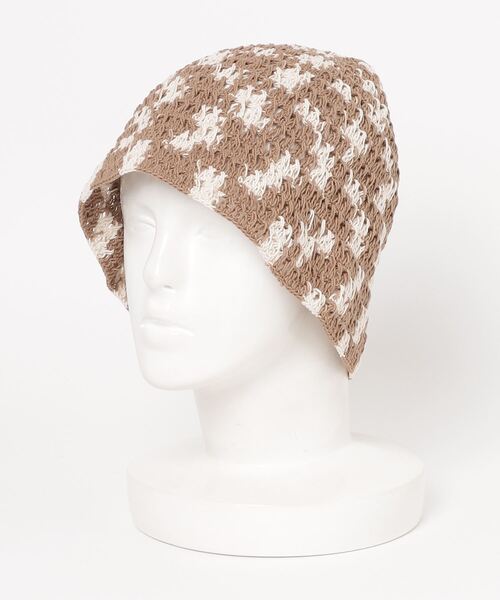 ROYAL FLASH(ロイヤルフラッシュ)の「cie/シー/TIE-DYE LACY HAT(ハット・レディース・パープル/ベージュ・F)」の5枚目の写真