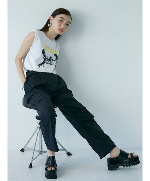 【boohoo】NIRVANA ライセンスプリントタンクトップ Oversized Nirvana License Tank | boohooMAN USA