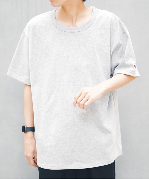 Champion（チャンピオン）の「【Champion/チャンピオン】T2102 Heritage 7oz. Jersey T-Shirt 　半袖　Tシャツ　ビッグシルエット（Tシャツ/カットソー・メンズ・ブラック/ヘザーグレー/ライトグレー/ホワイト/ネイビー・SMALL/MEDIUM/LARGE/XX-LARGE/X-LARGE）」の12枚目の写真