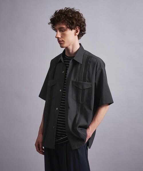 MONKEY TIME（モンキータイム）の「＜monkey time＞ DRY TRO CUBA SHIRT/シャツ（シャツ/ブラウス・メンズ・ブラック/ダークグレー・S/M/L/XL）」の9枚目の写真