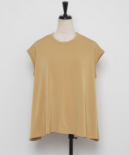 each（イーチ）の「フレンチスリーブセットアップ（その他トップス・レディース・マスタード/ダークブラウン/ブラック/ブルー/ライトグリーン/イエロー/コーラル/ラベンダー・M-L/FREE）」の10枚目の写真