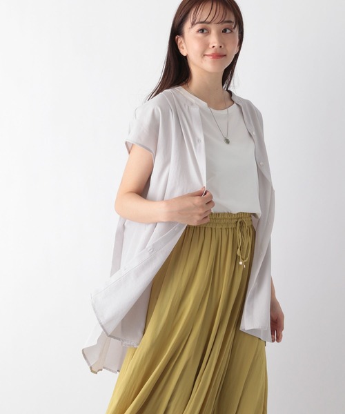 プリーツプリーズ　フレンチスリーブはおり PLEATS PLEASE(プリーツプリーズ) プリーツフレンチスリーブ