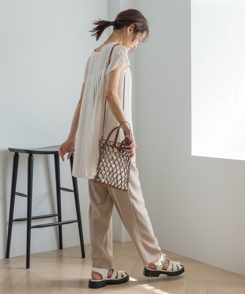 GLOBAL WORK（グローバルワーク）の「防シワサラサラプリーツ