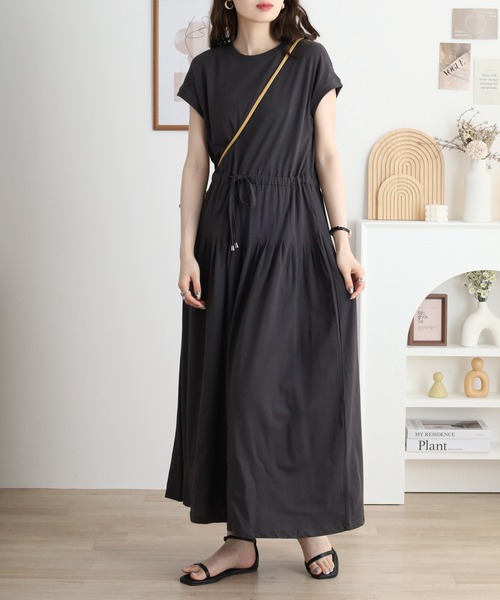 ワンピース ato セール】atONE タックスカートワンピース（ワンピース）｜atONE