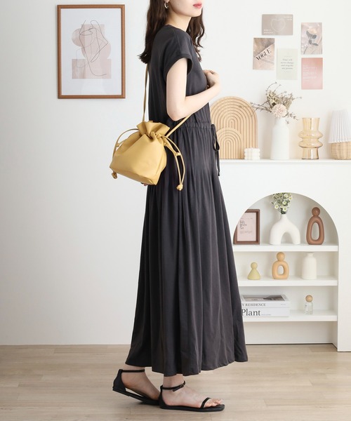 セール】atONE タックスカートワンピース（ワンピース）｜atONE