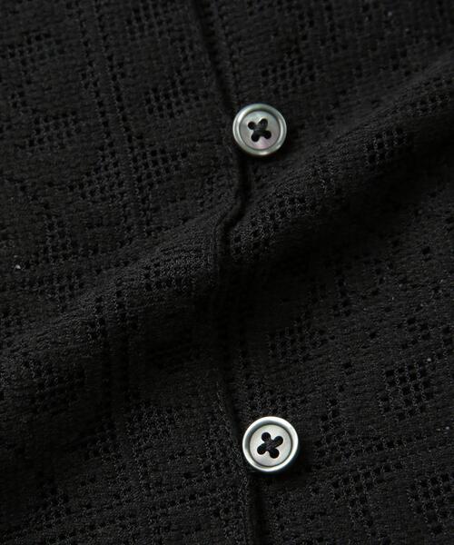 coen（コーエン）の「レース開襟シャツ（シャツ/ブラウス・レディース・ホワイト/ブラック/ベージュ・M/L）」の17枚目の写真