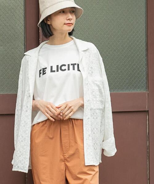 coen（コーエン）の「レース開襟シャツ（シャツ/ブラウス・レディース・ホワイト/ブラック/ベージュ・M/L）」の18枚目の写真