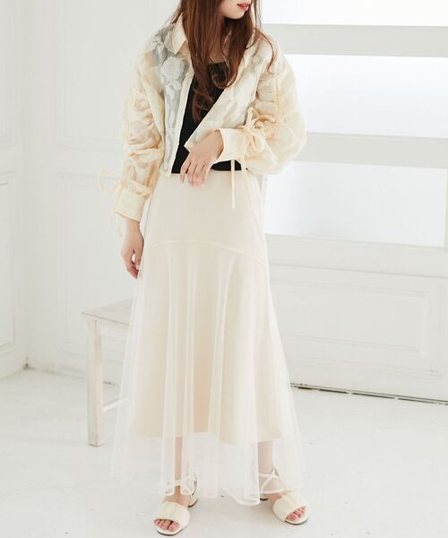 MAJESTIC LEGON(マジェスティックレゴン)の「【2023夏人気№1サンダル】シアーギャザーサンダル(サンダル・レディース・ブラック/アイボリー/ベージュ・SMALL/MEDIUM/LARGE/X-LARGE)」の7枚目の写真