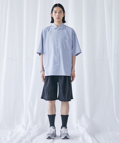 PUBLIC TOKYO（パブリックトウキョウ）の「スーピマスウェットバルーンショーツ（スウェットパンツ・メンズ・グレー/ブラック・1/2）」の20枚目の写真