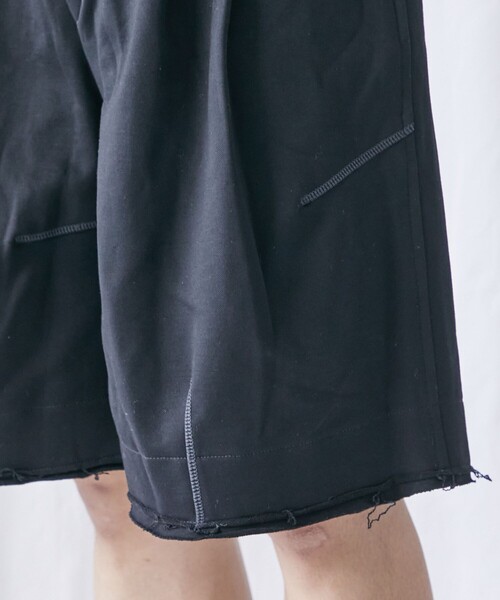 PUBLIC TOKYO（パブリックトウキョウ）の「スーピマスウェットバルーンショーツ（スウェットパンツ・メンズ・グレー/ブラック・1/2）」の12枚目の写真