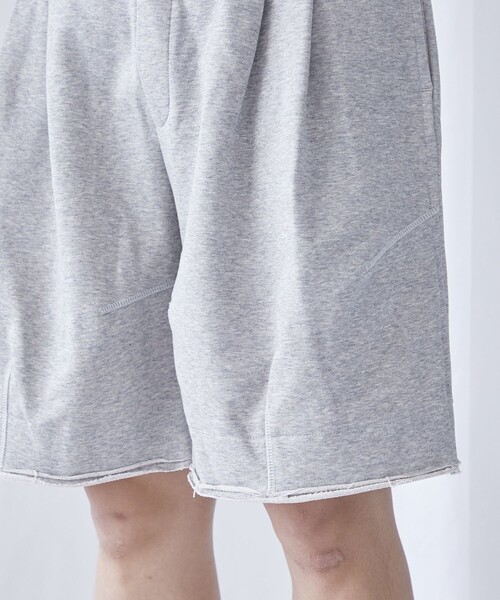 PUBLIC TOKYO（パブリックトウキョウ）の「スーピマスウェットバルーンショーツ（スウェットパンツ・メンズ・グレー/ブラック・1/2）」の14枚目の写真