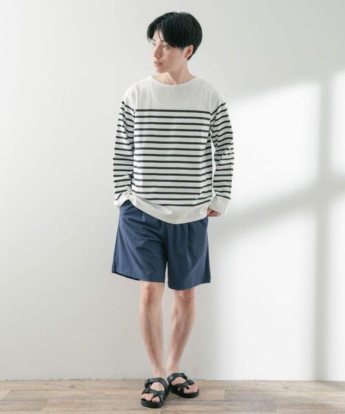ITEMS URBANRESEARCH（アイテムズ アーバンリサーチ）の「シルキーナイロン 多機能 ショートパンツ（その他パンツ・メンズ・ネイビー/ブラック/チャコールグレー・MEDIUM/LARGE）」の11枚目の写真