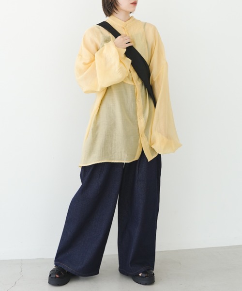 IROHANI(イロハニ)の「バルーンデニムパンツ(デニムパンツ・レディース・ブラック/ネイビー・FREE)」の10枚目の写真