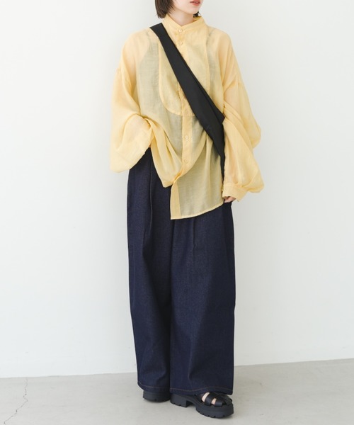 IROHANI(イロハニ)の「バルーンデニムパンツ(デニムパンツ・レディース・ブラック/ネイビー・FREE)」の17枚目の写真