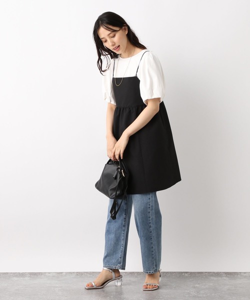 GLOBAL WORK(グローバルワーク)の「冷感パフスリーブプルオーバー/MATINEE LINE/967688(Tシャツ/カットソー・レディース・ブラック/グレイッシュベージュ/オフホワイト・MEDIUM/LARGE)」の20枚目の写真