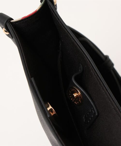 Arnold Palmer(アーノルドパーマー)の「フェイクレザー パーマ―チェック 切替 スマホ ショルダーバッグ(ショルダーバッグ・レディース・ブラウン/ブラック・F)」の18枚目の写真