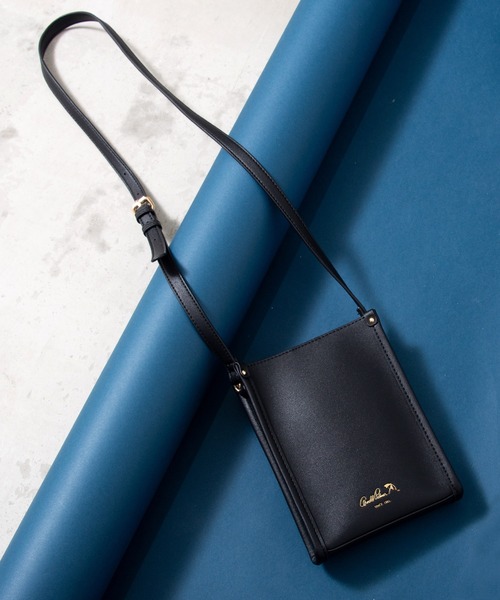 Arnold Palmer(アーノルドパーマー)の「フェイクレザー パーマ―チェック 切替 スマホ ショルダーバッグ(ショルダーバッグ・レディース・ブラウン/ブラック・F)」の15枚目の写真