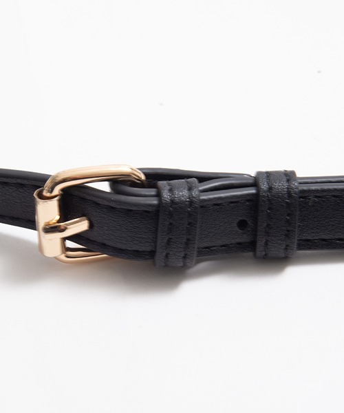 Arnold Palmer(アーノルドパーマー)の「フェイクレザー パーマ―チェック 切替 スマホ ショルダーバッグ(ショルダーバッグ・レディース・ブラウン/ブラック・F)」の11枚目の写真