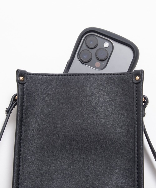 Arnold Palmer(アーノルドパーマー)の「フェイクレザー パーマ―チェック 切替 スマホ ショルダーバッグ(ショルダーバッグ・レディース・ブラウン/ブラック・F)」の9枚目の写真